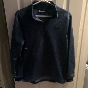 navy under armor quarter zip